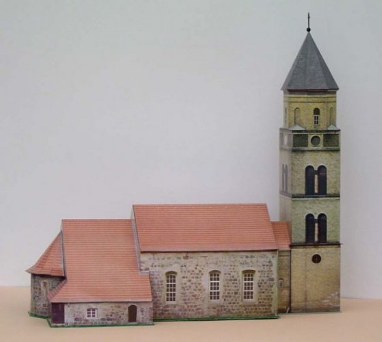 Modell der Kirche